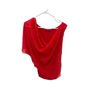 Lola Vibrant Red Italian Top